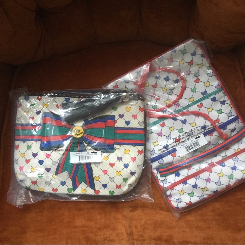 Brighton Tom Clancy Love & Joy purse & jewelry bag